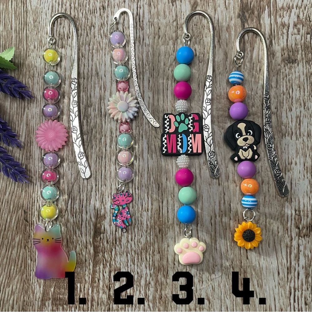 Bookmark Handcrafted Artisan Beaded Metal Journal Gifts Read Book